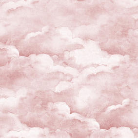 Mineheart Wallpaper Dusty Pink Clouds Tapete A3 Muster rosa