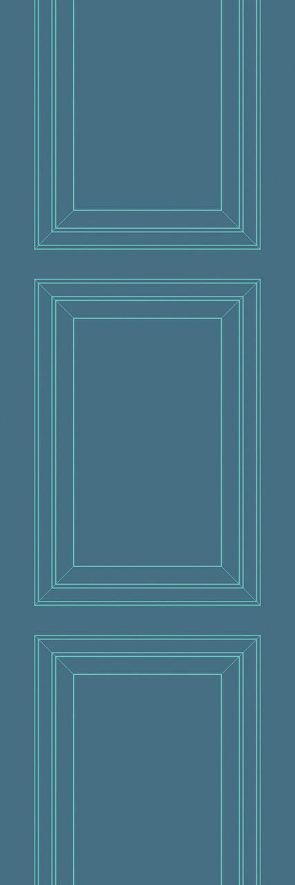 Mineheart Outline Tapete Petrol Aquamarin Paneel