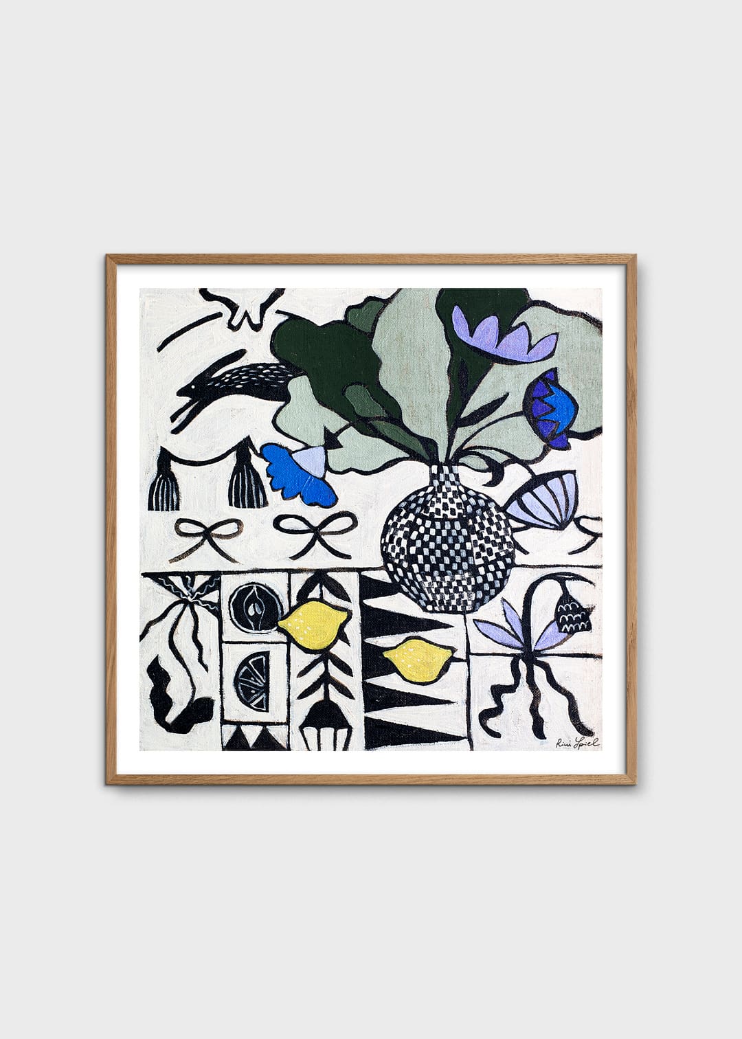 The Poster Club Art Prints Lime Poster 50x50 cm abstrakt