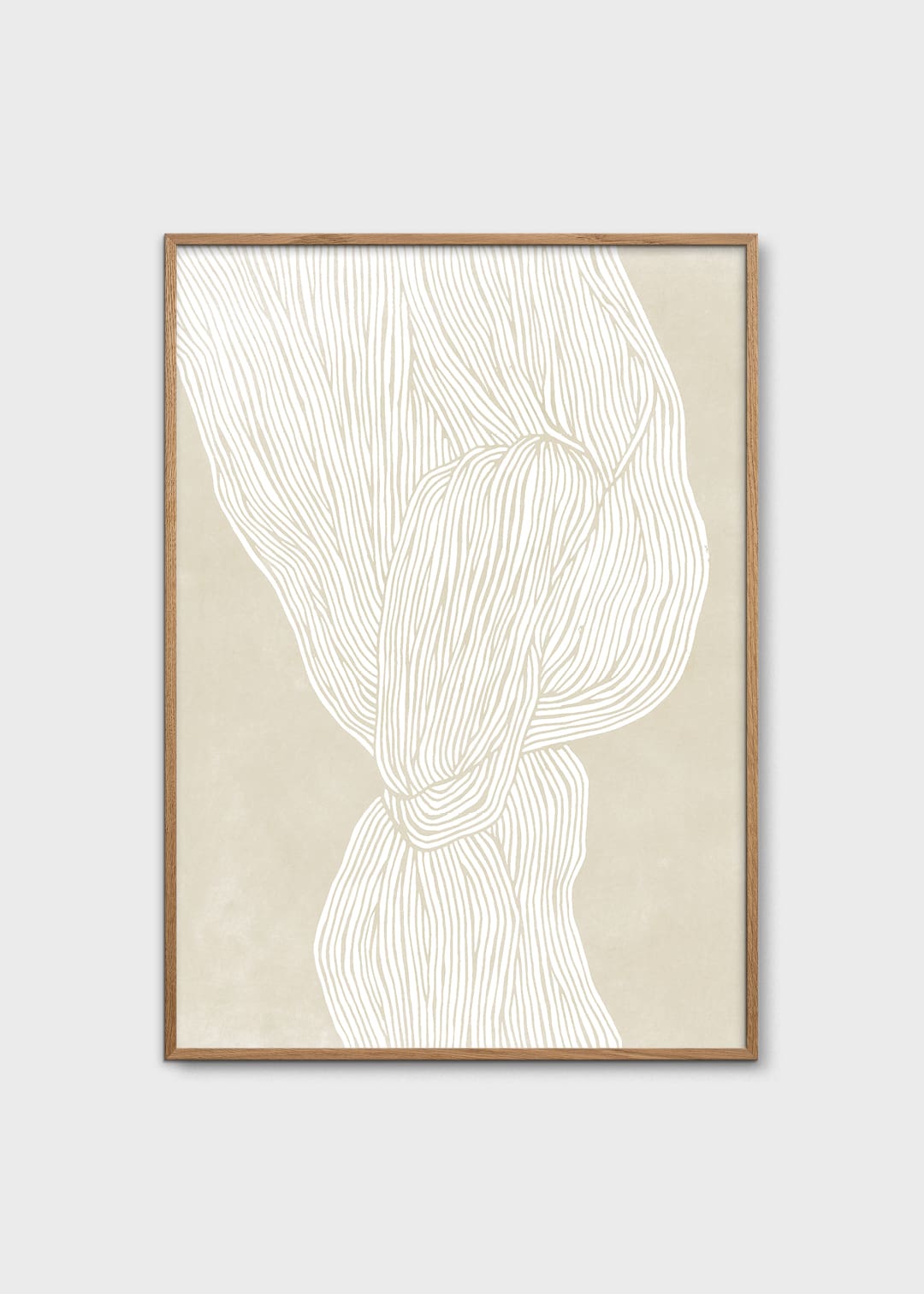 The Poster Club The Line no. 07 Poster 30x40 cm beige