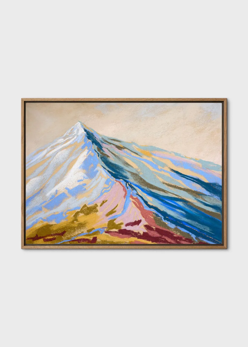 The Poster Club Velvet Peak III Kunstdruck 30x40 cm Bergmotiv