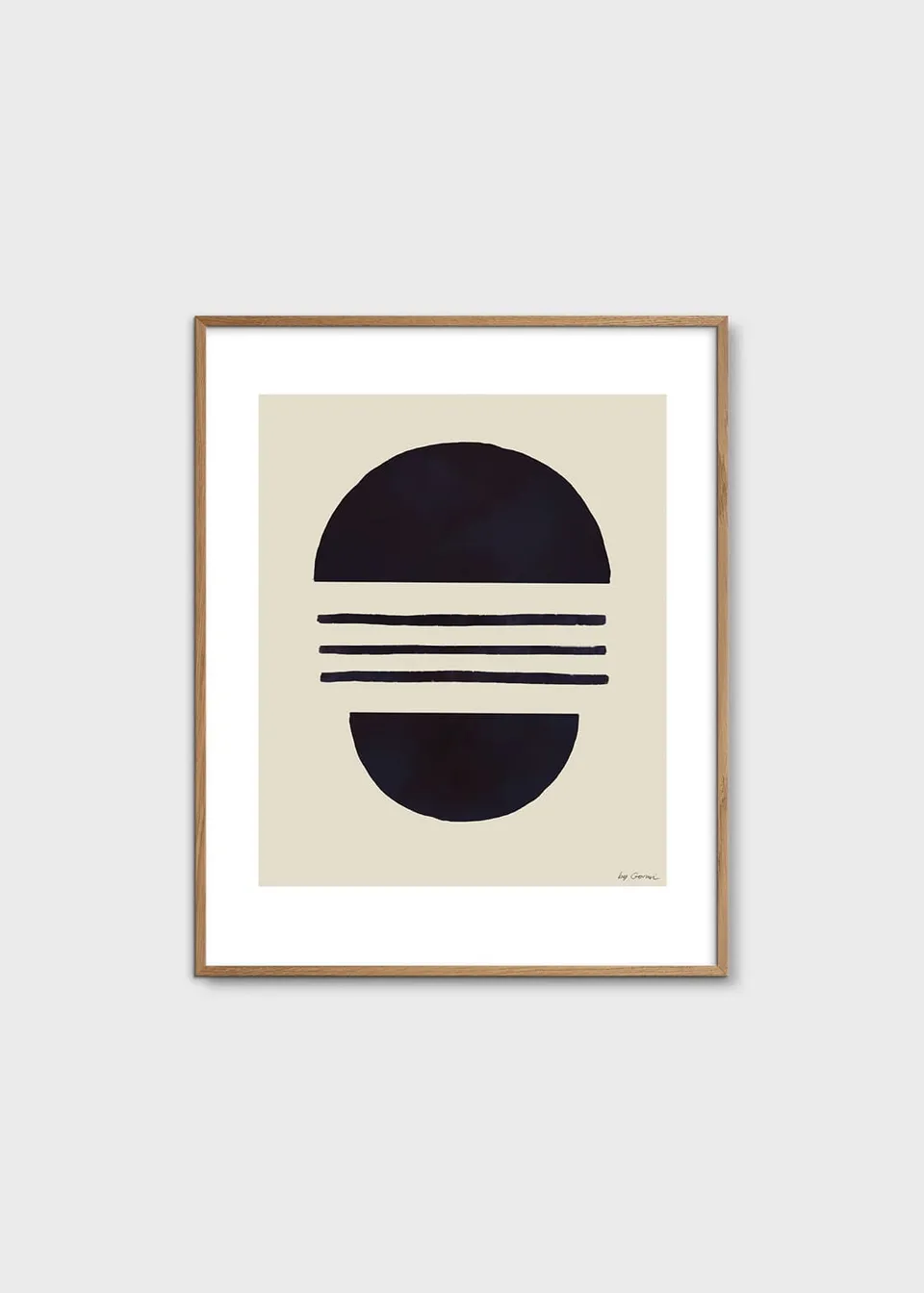 The Poster Club Art Prints Ego Kunstdruck 40x50 cm beige