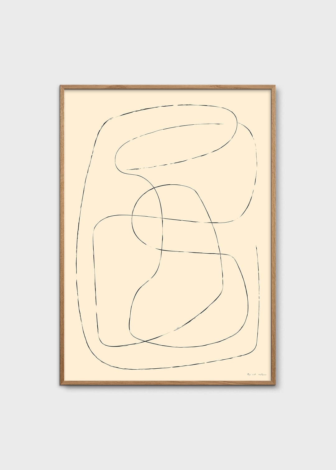 The Poster Club Art Prints Mid 06 Poster 30x40 cm beige-schwarz