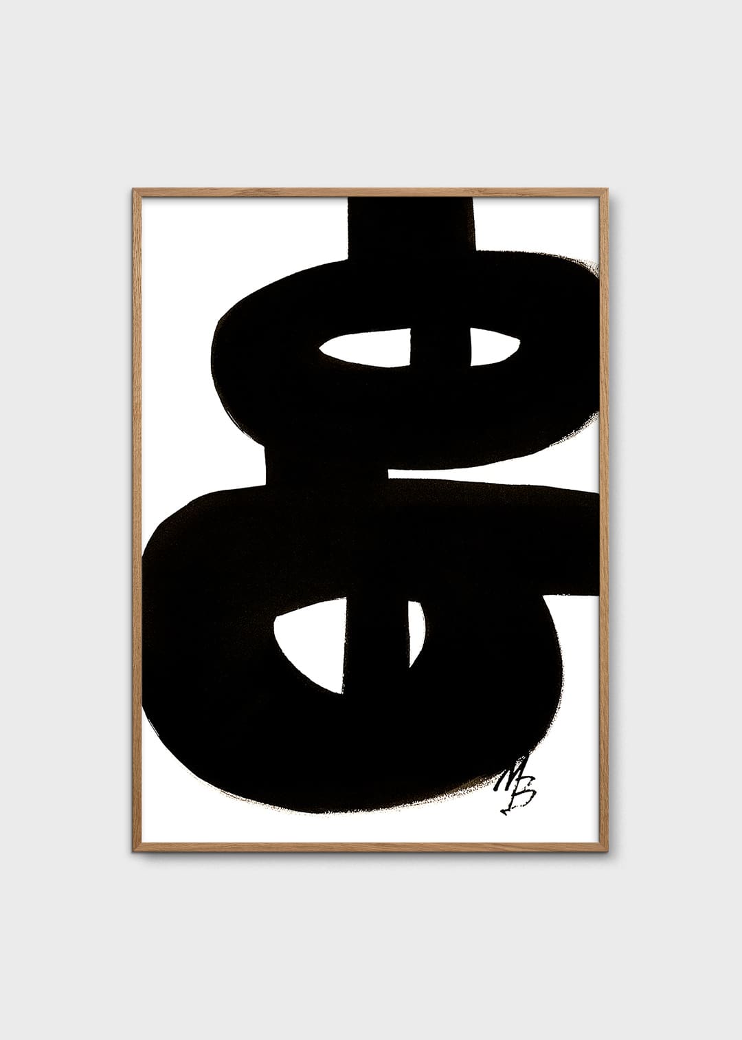 The Poster Club No 02 Poster 30x40 schwarze Linien
