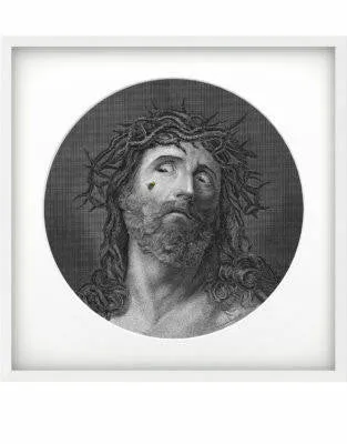 Mineheart Wall Art Jesus Leinwandbild 21x30cm ohne Rahmen