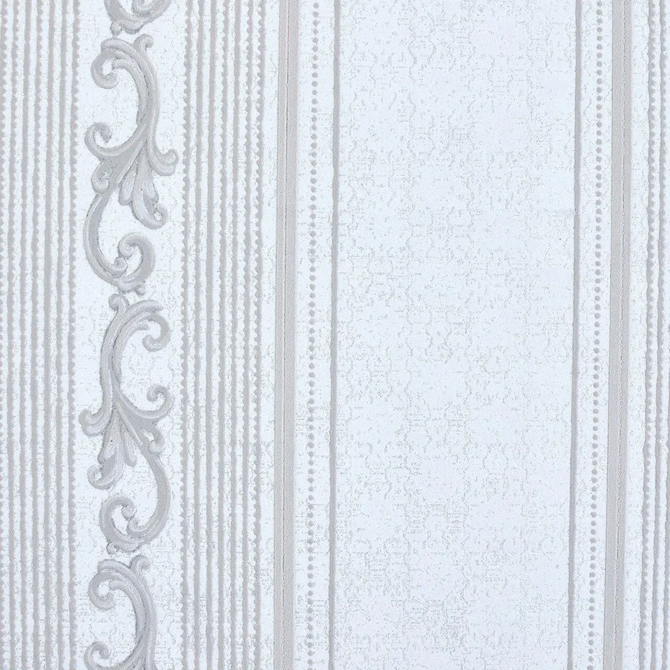 Mineheart Wallpaper Audley Tapete Taupe Streifen 53cmx10m