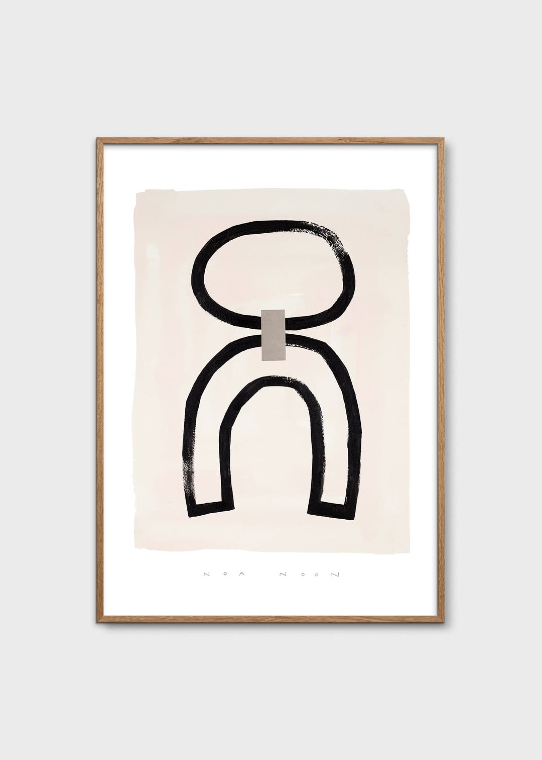 The Poster Club Art Prints Venezia Kunstdruck 50x70 beige