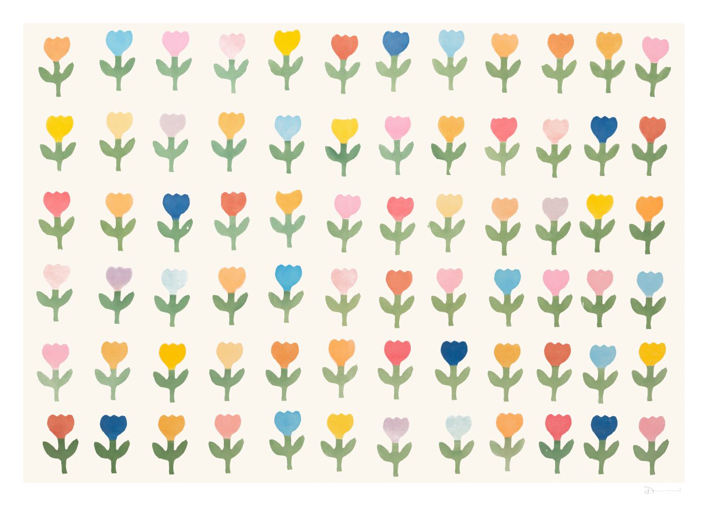 The Poster Club Art Prints 72 Flowers Poster A4 Blumen