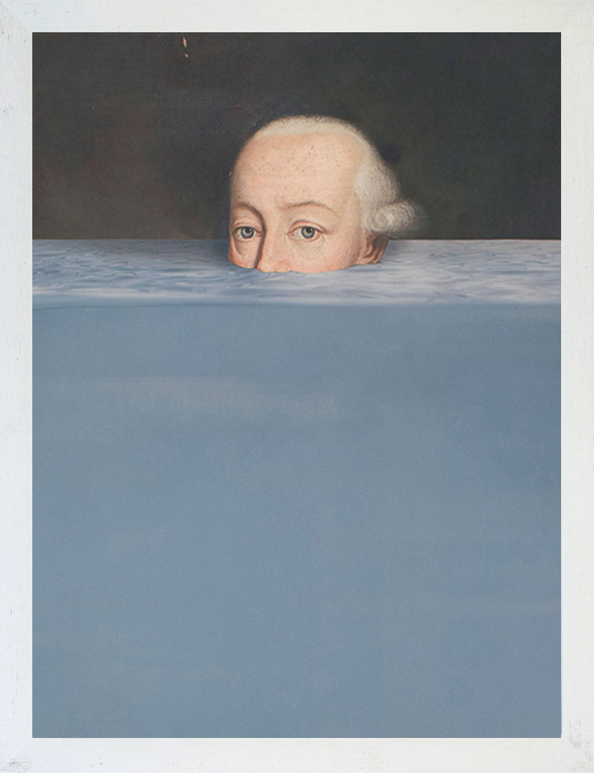 Mineheart Submerged-1 Leinwandbild Blau 21x30 cm