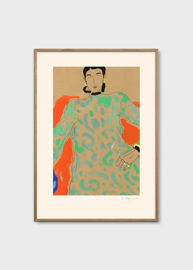 The Poster Club Green Dress Poster 30x40 cm grün
