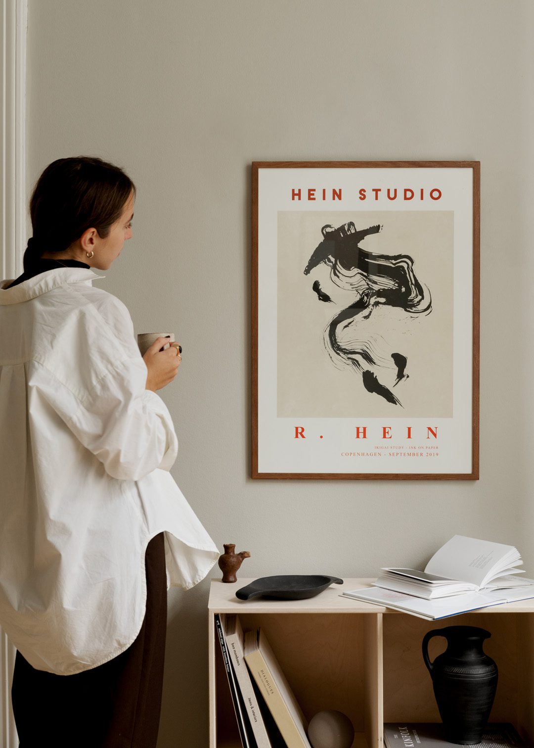 The Poster Club Art Prints Ikigai no. 02 Kunstdruck 30x40 cm beige