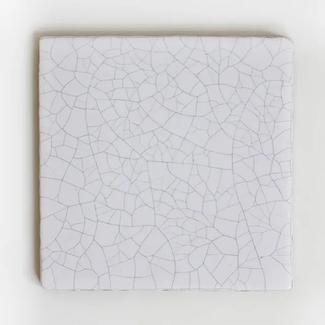 Storytiles Plain Tiles Off-White Fliese 10x10 cm Craquelé