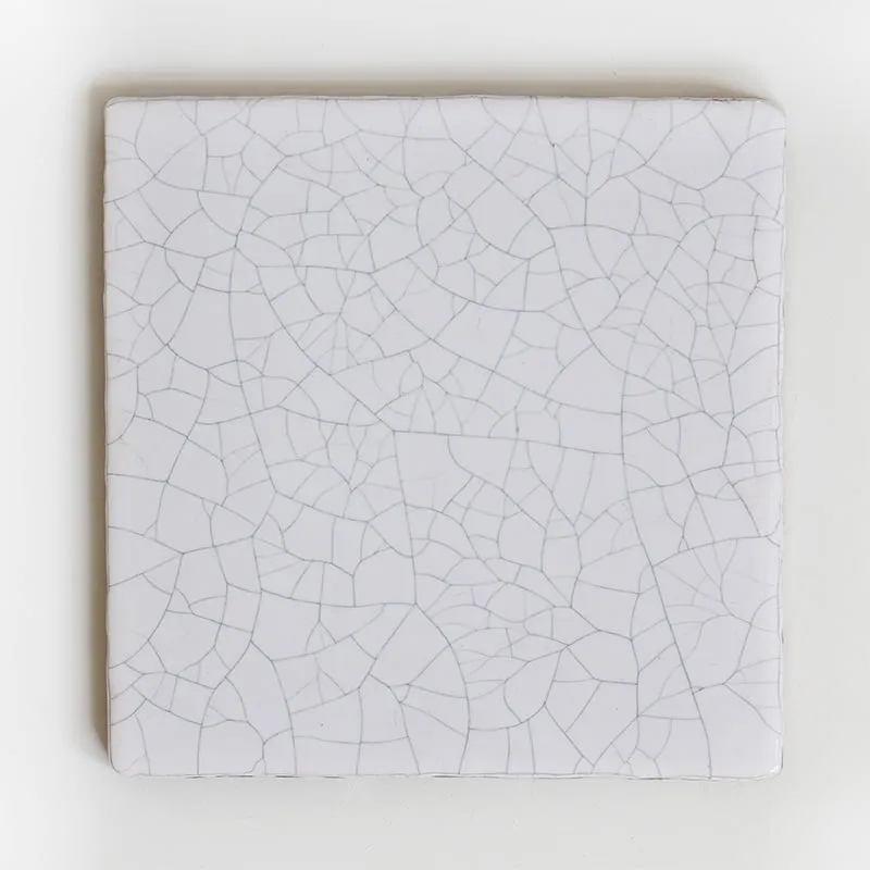 Storytiles Plain Tiles Off-White Fliese 10x10 cm Craquelé