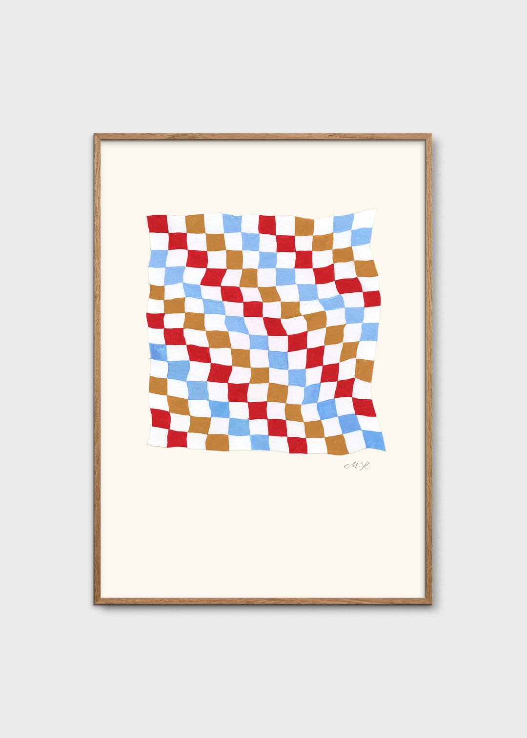 The Poster Club Tern No. 4 Poster 30x40 cm blau orange