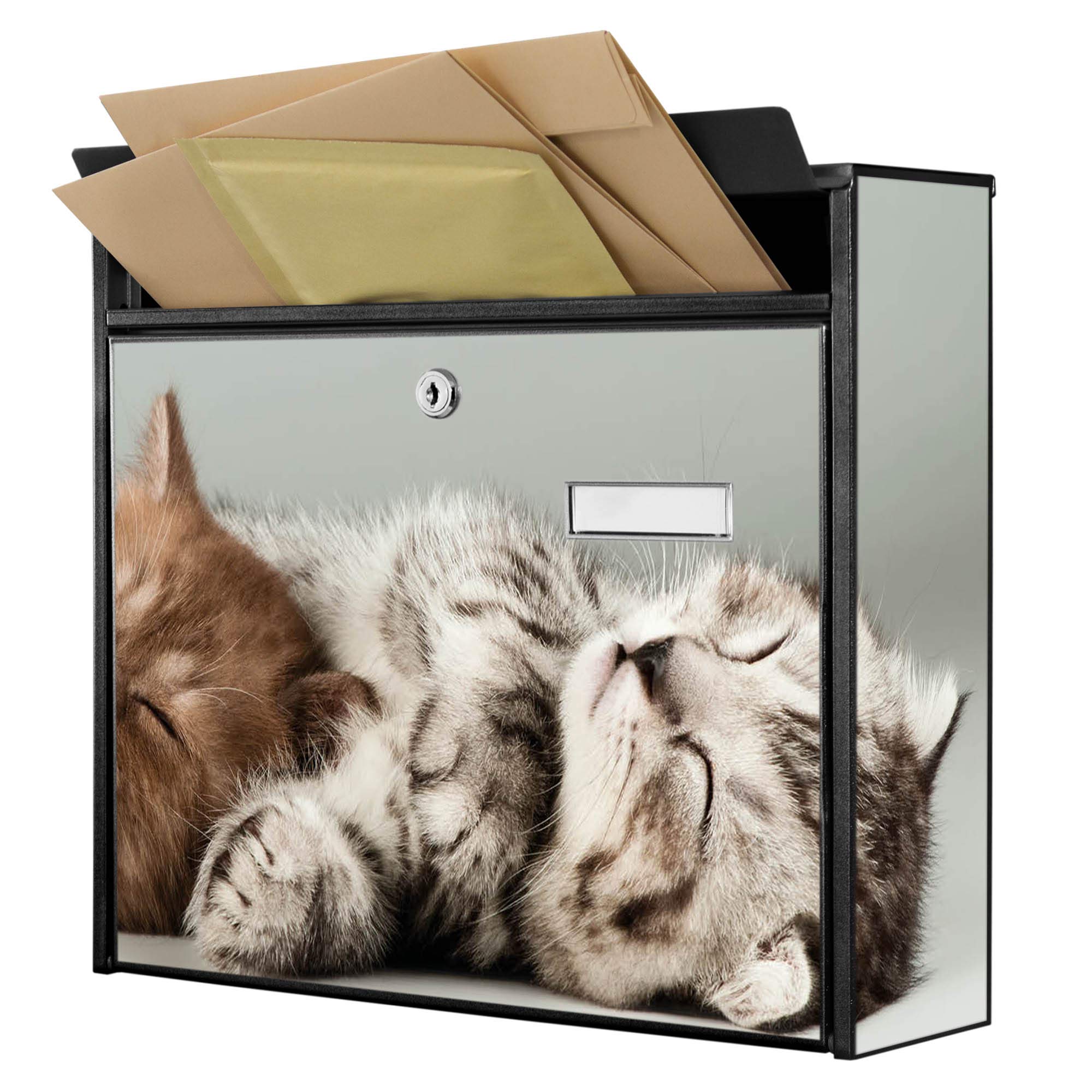 Banjado Briefkasten Mini und Jerry Briefkasten Schwarz A4