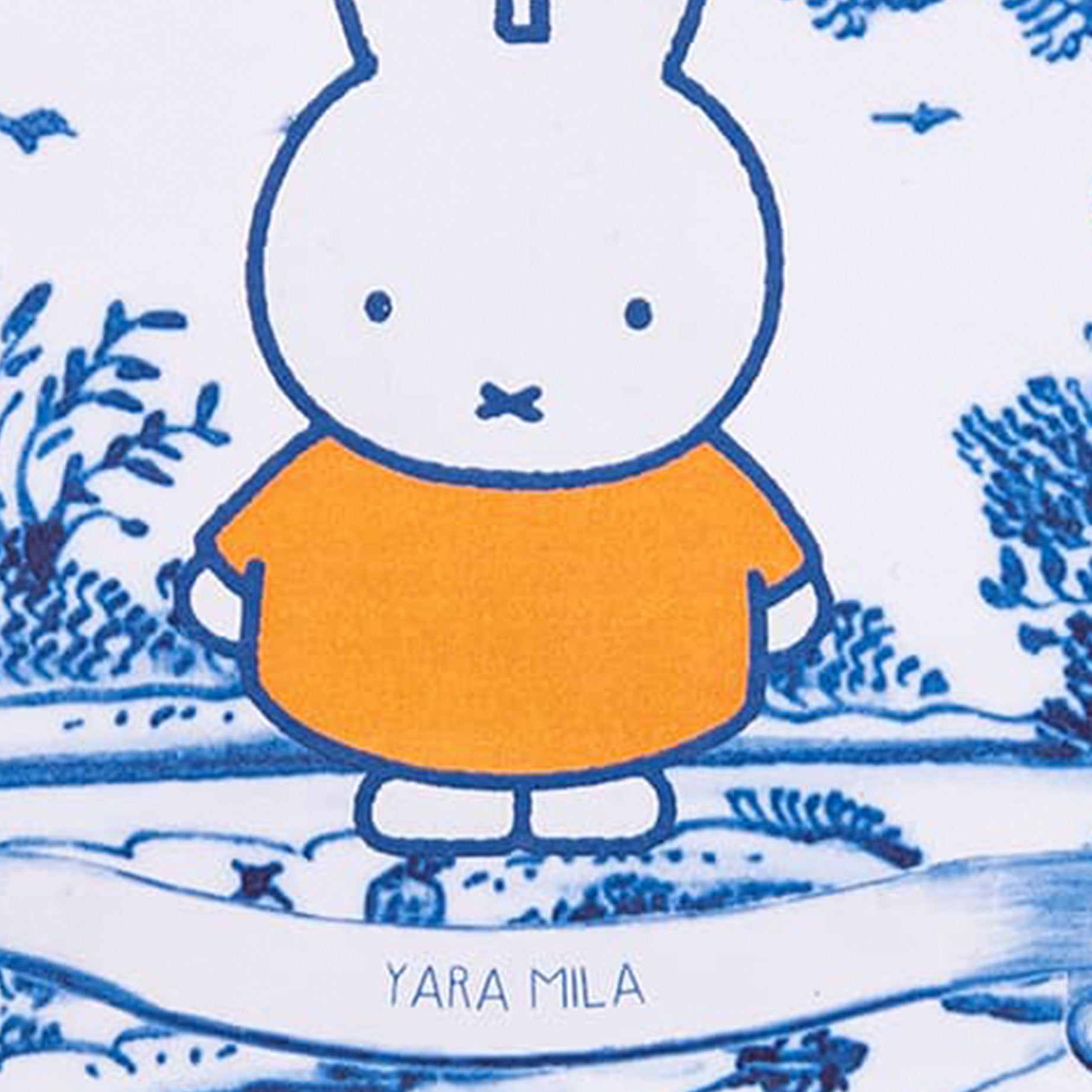 Storytiles Delft Blue Hier ben ik Wandfliese S 10x10 cm Miffy