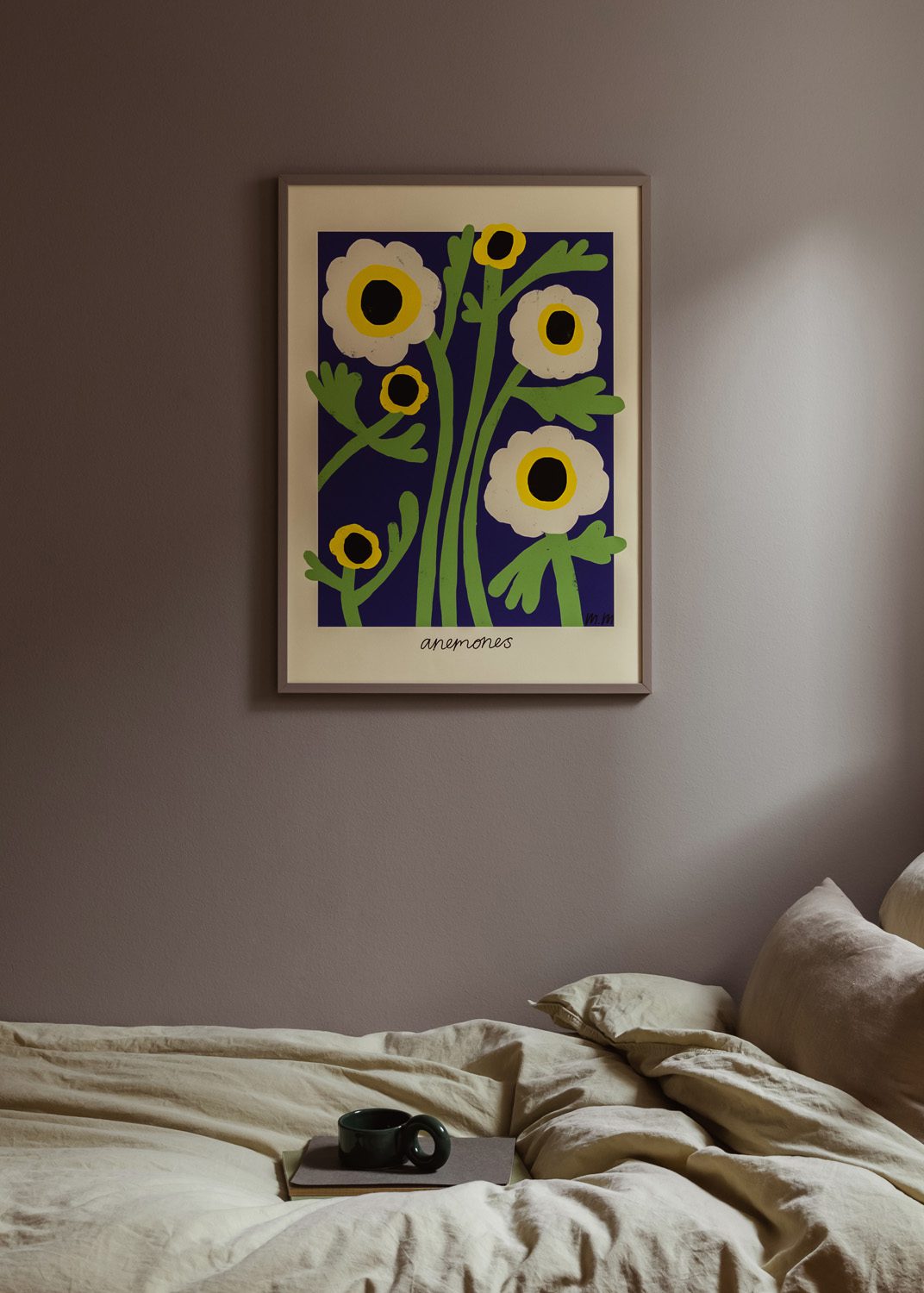 The Poster Club Art Prints Yellow Anemones Poster A4 gelb