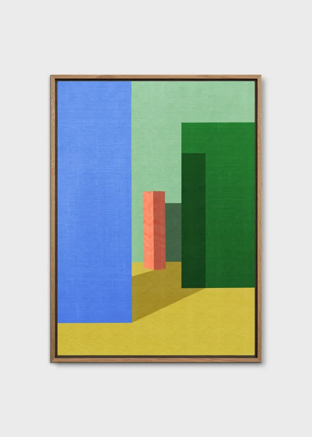 The Poster Club In the Shade Canvas 50x70 cm gerahmt