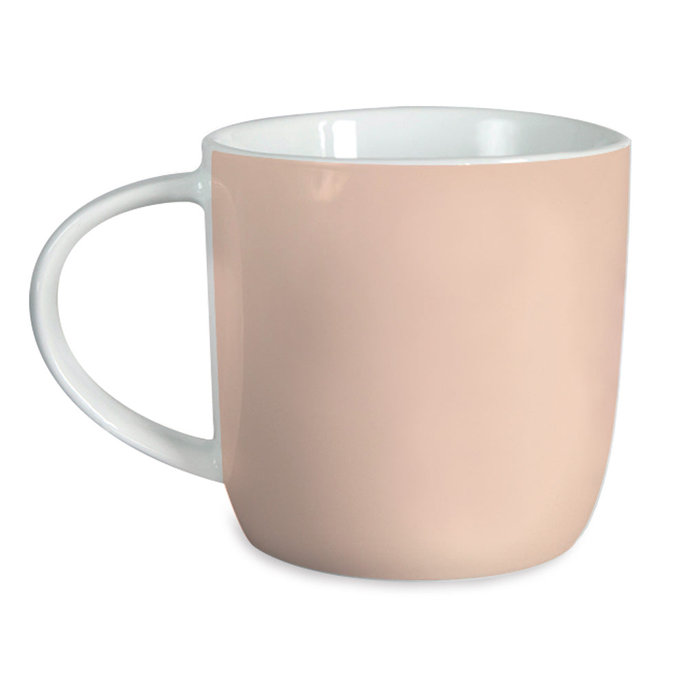 LS-LebenStil Küche Kaffeebecher 300ml Spruch Glücklich Porzellan