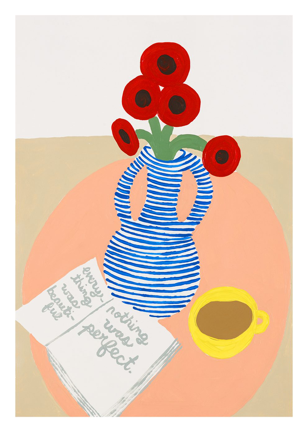 The Poster Club Everything was Perfect Poster 30x40cm botanisch
