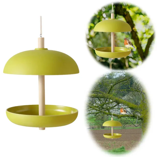 LS-LebenStil Garten & Camping Futterstation Grün Kunstharz