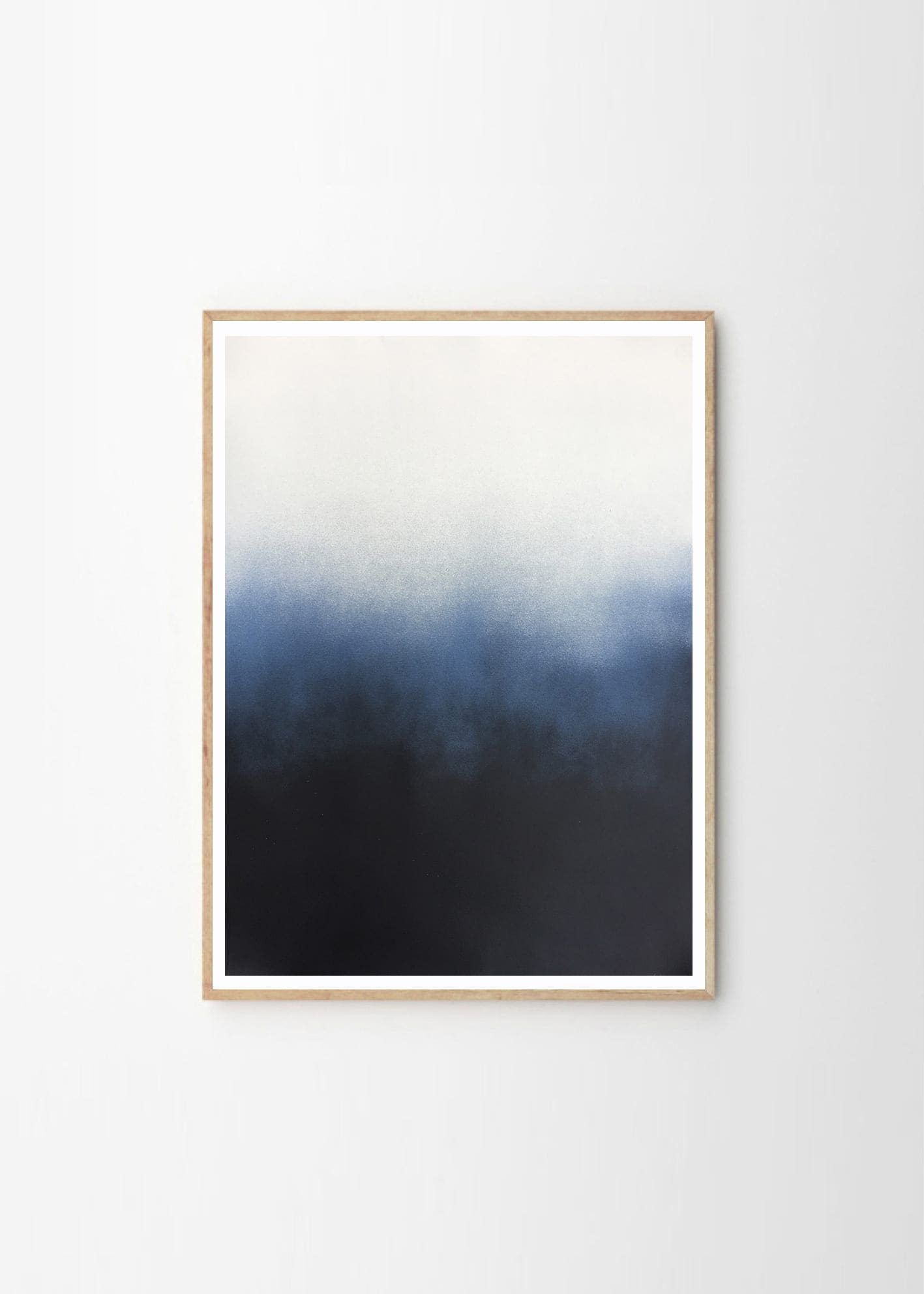 The Poster Club Hazy Grey Poster 79x108 cm grau Unikat