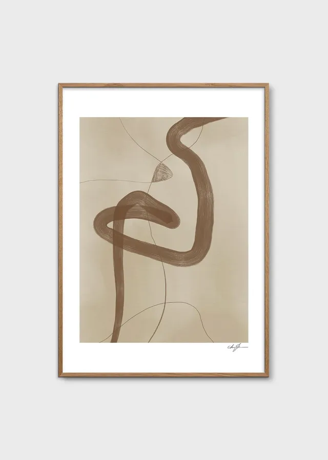 The Poster Club Art Prints Two ways Poster 50x70 cm beige
