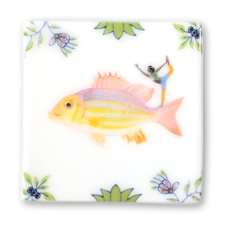 Storytiles Minis In de flow Minif Fliese Yoga Motiv