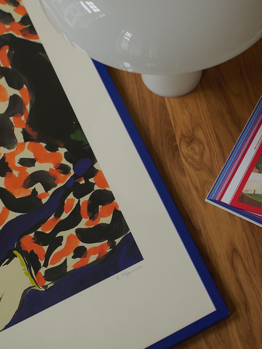 The Poster Club Frames Blue Wood Frame Bilderrahmen 30x40 blau