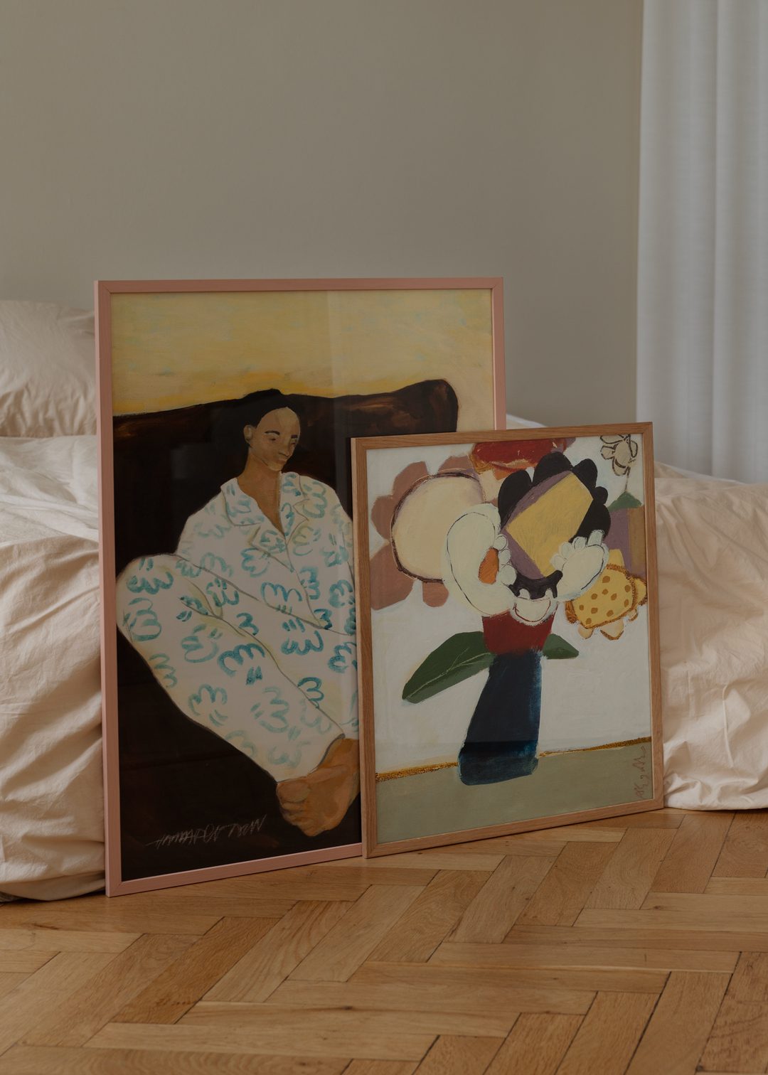 The Poster Club Art Prints Pair No. 011 Poster Set floral Schlafzimmer
