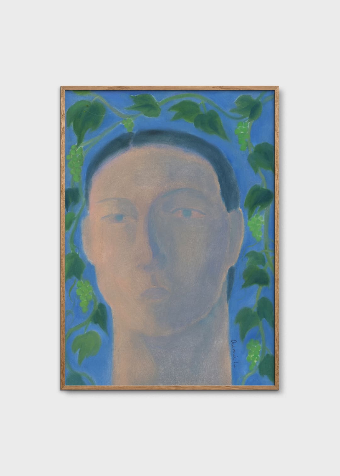 The Poster Club Art Prints Portrait Poster 30x40 cm blau