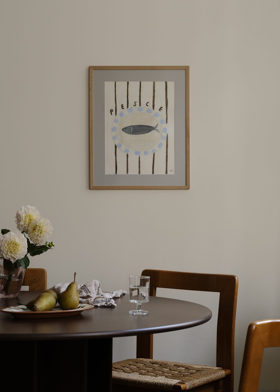 The Poster Club Art Prints Grey Passepartout A3 Grau