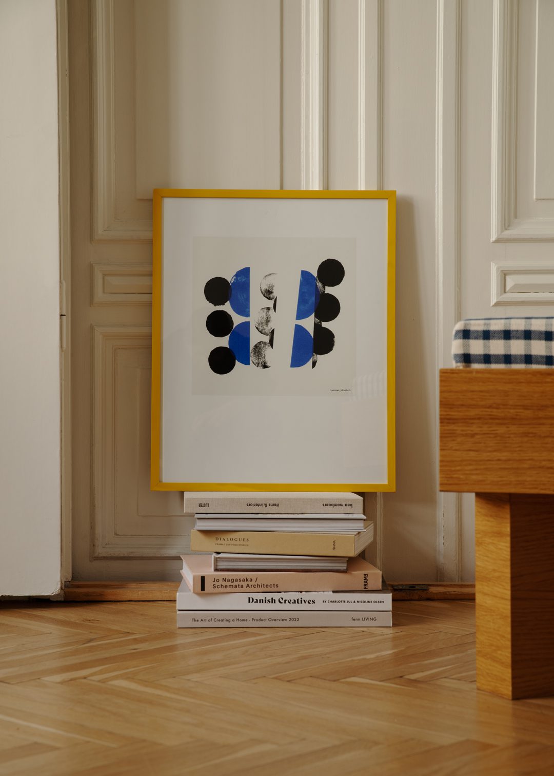 The Poster Club Art Prints Bleu à Part 03 Poster 30x40 blau