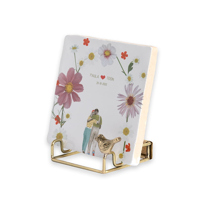 Storytiles Tile Holders Golden Holdie Bird Fliesenhalter gold