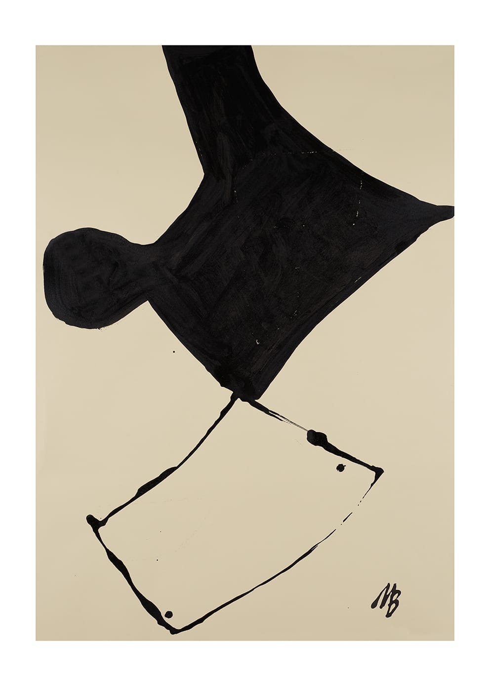 The Poster Club My Patch Kunstdruck 30x40 cm beige