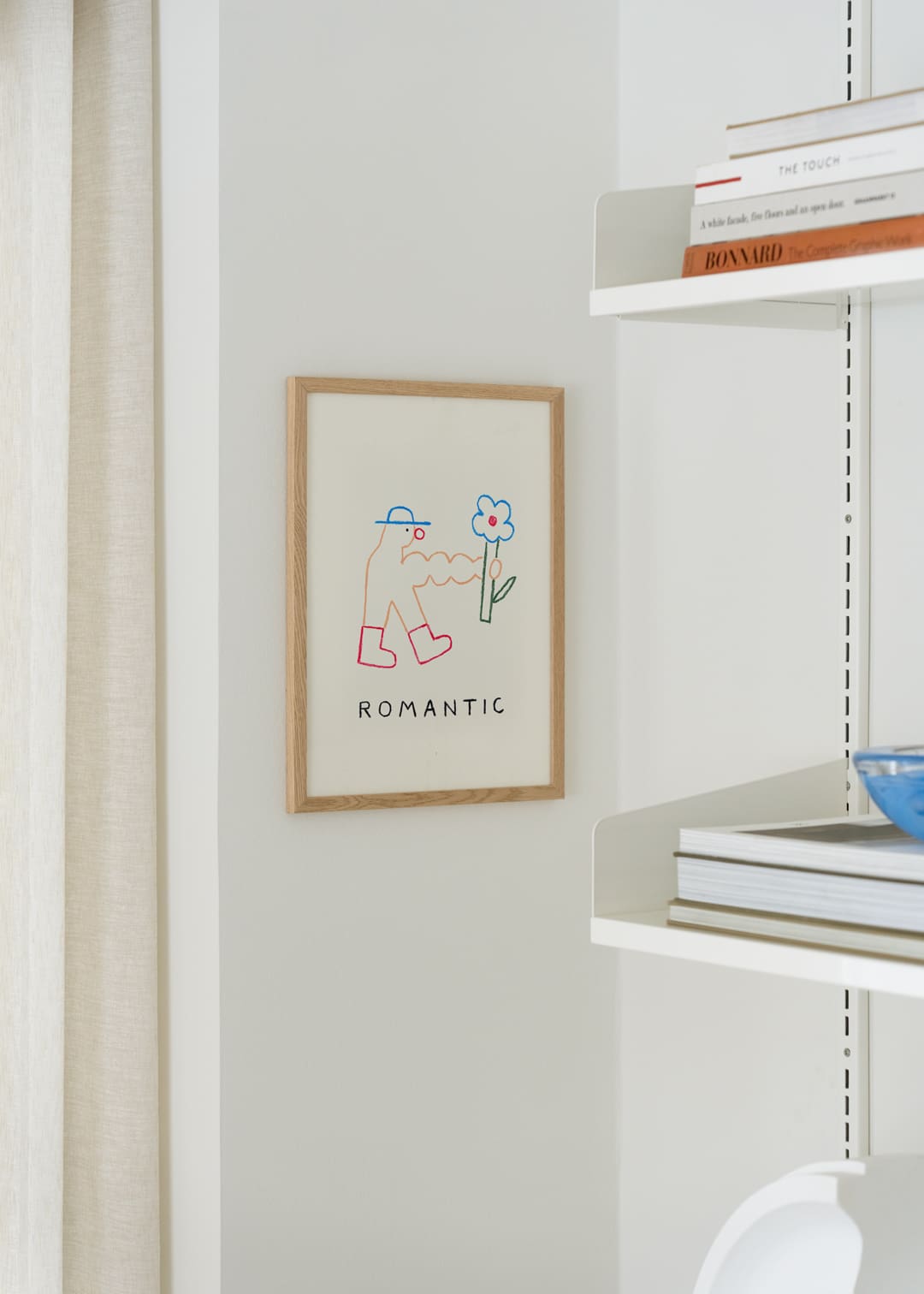 The Poster Club Art Prints Romantic Poster 30x40 cm blau