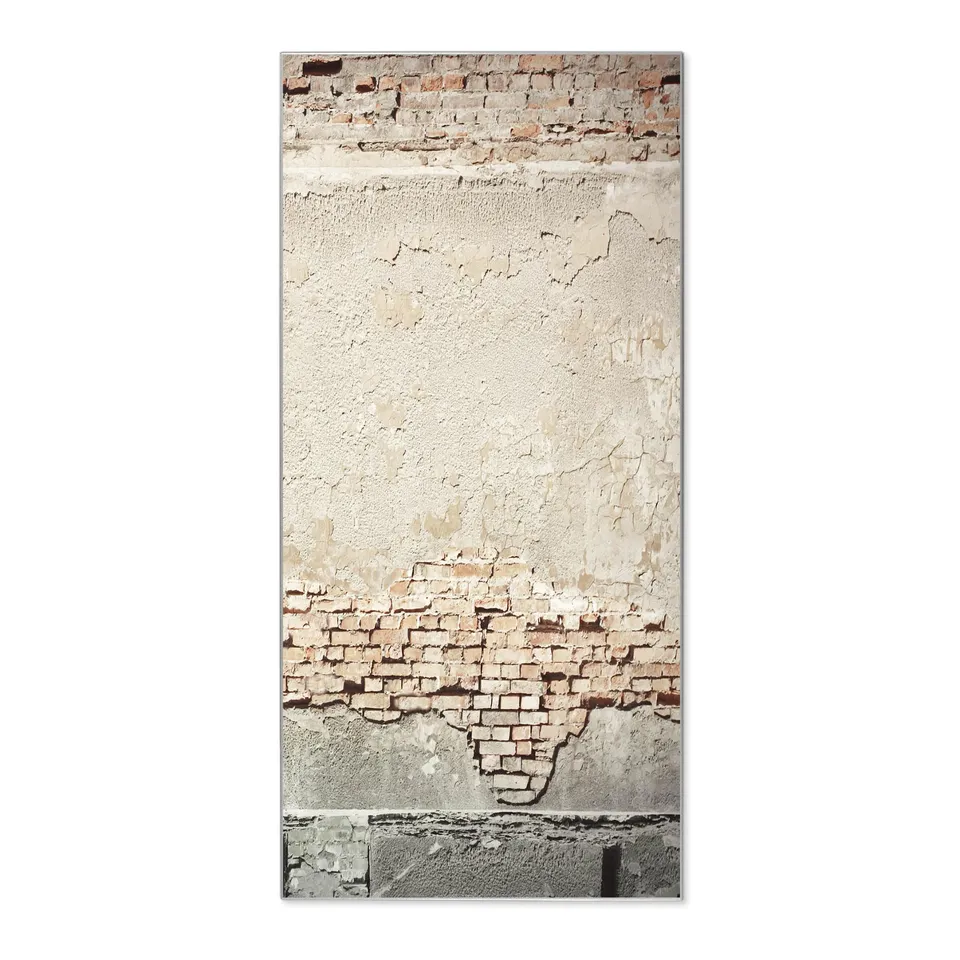 Banjado Magnettafel Metall 37x78 cm Baulücke Silber beschreibbar