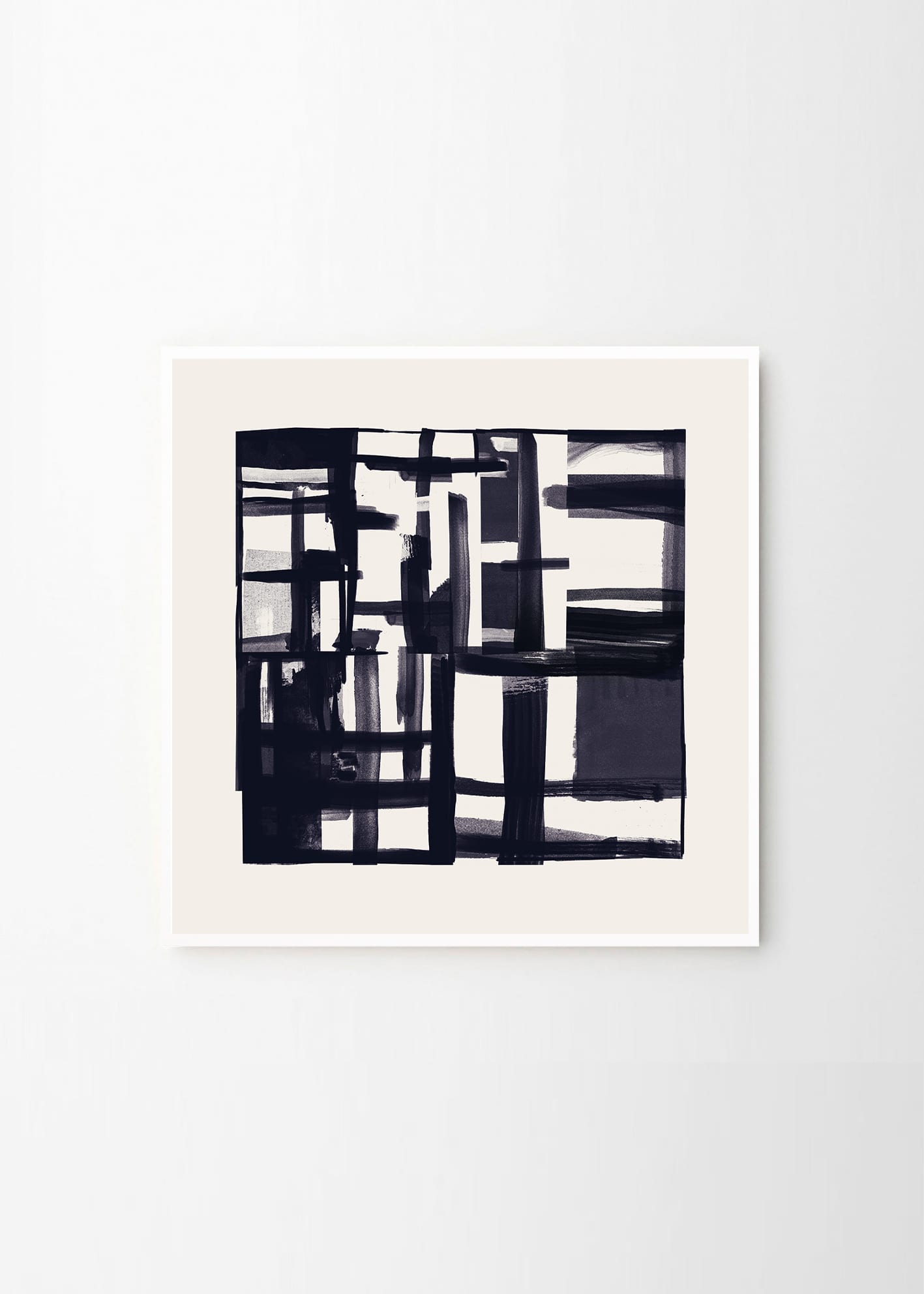 The Poster Club Art Prints Collage 02 Kunstdruck 50x50 cm beige
