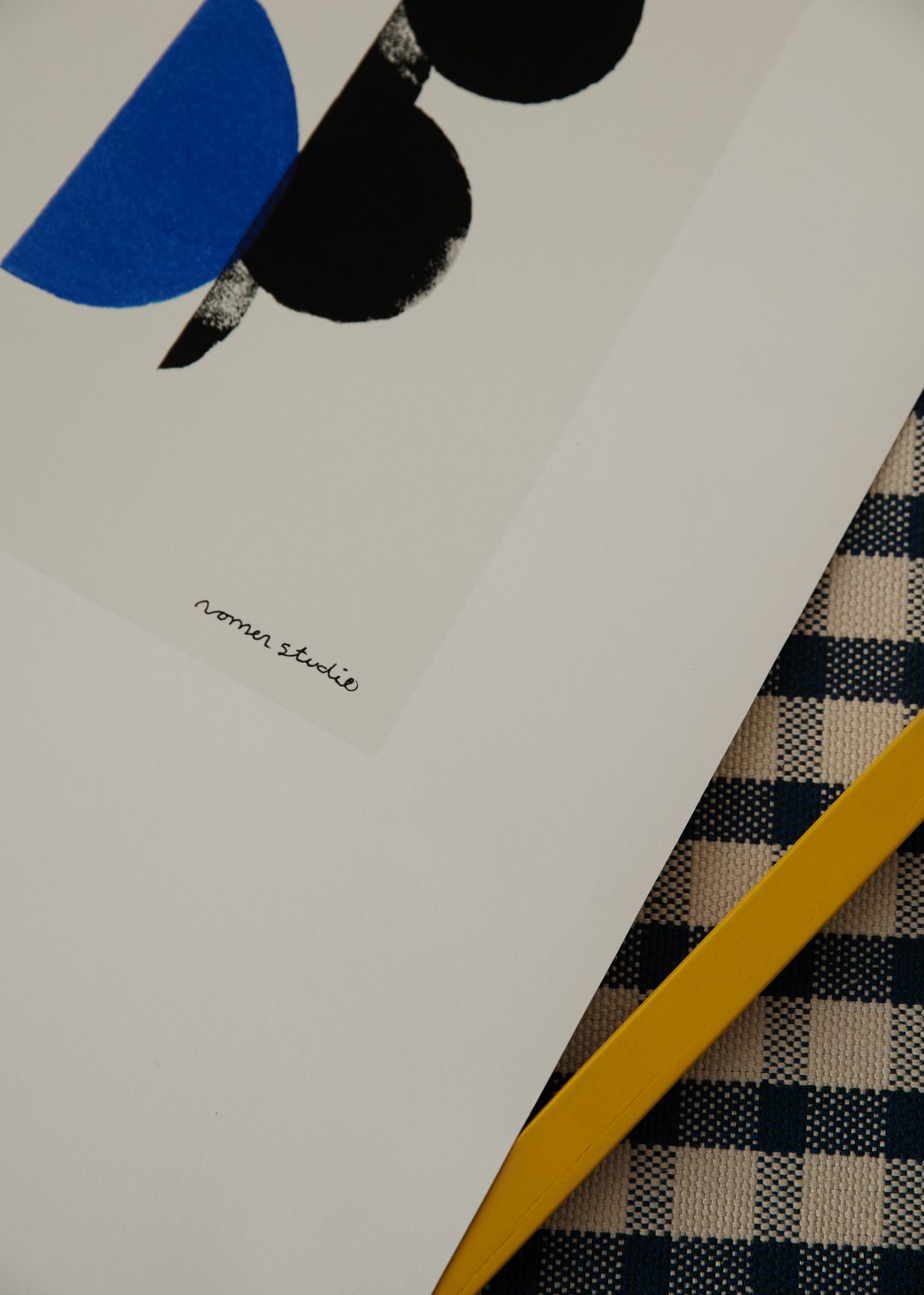 The Poster Club Art Prints Bleu à Part 03 Poster 30x40 blau