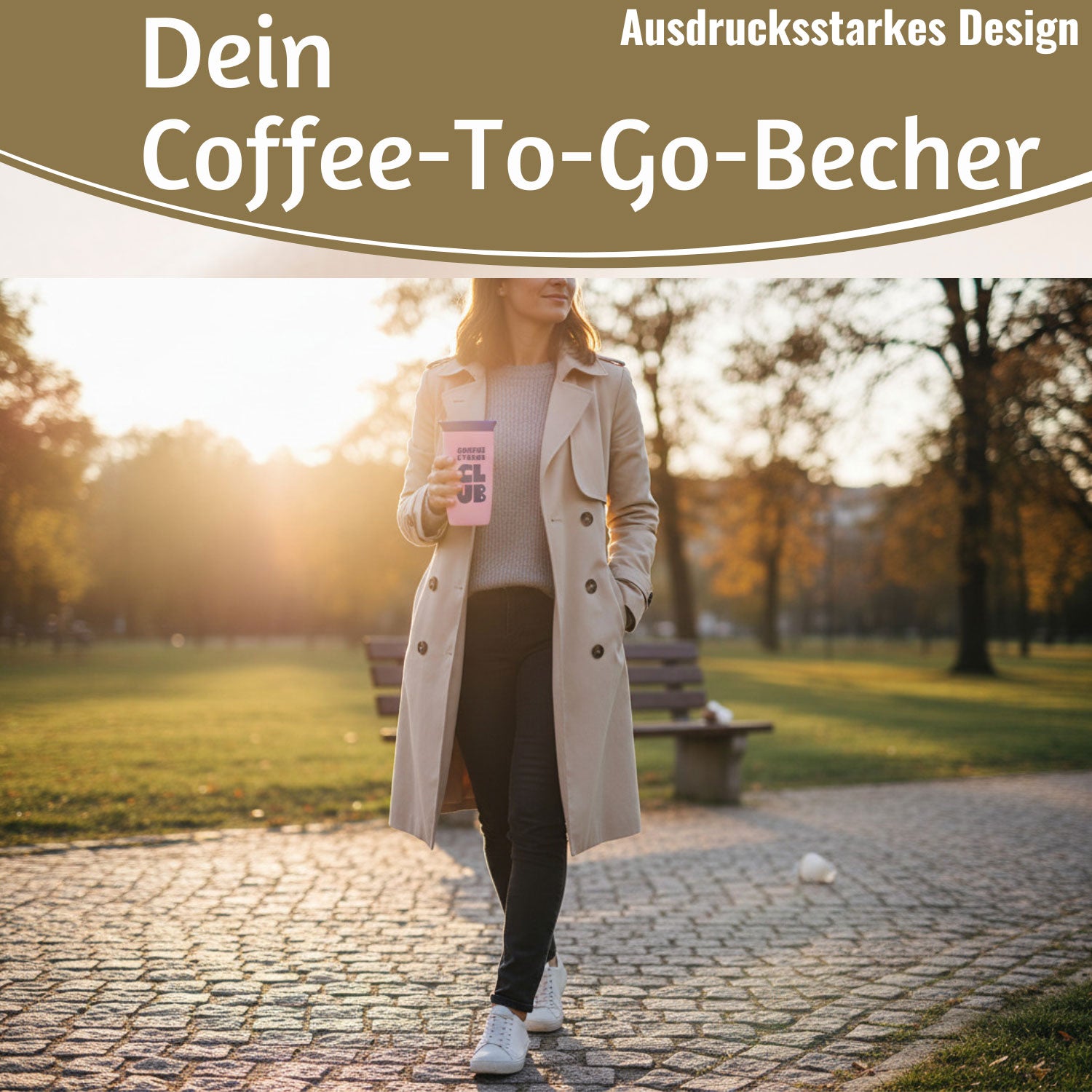 Thermobecher Edelstahl 350ml Coffee Lovers Pink Auslaufsicher