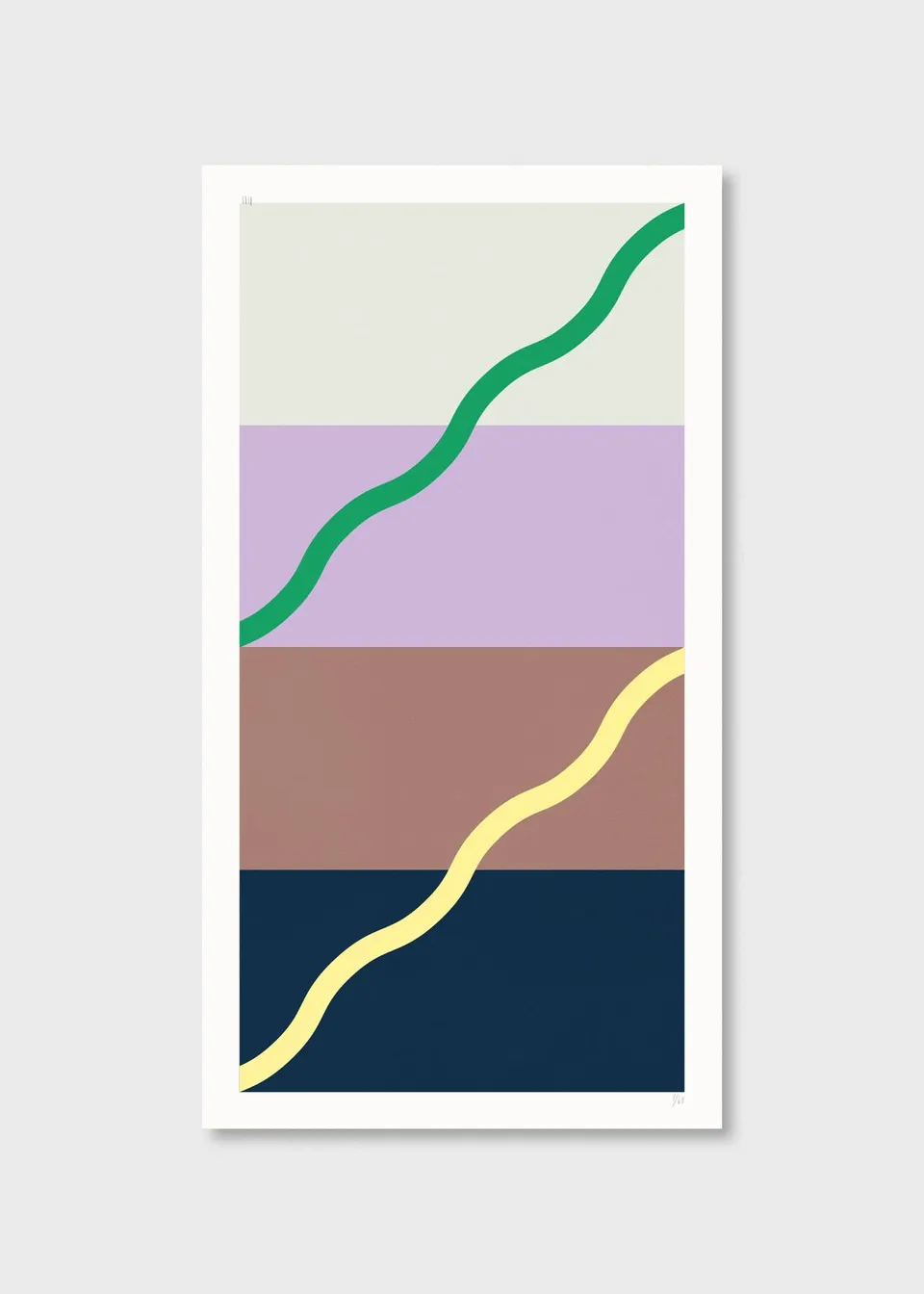 The Poster Club Colour Meditation No.02 Siebdruck 54x100