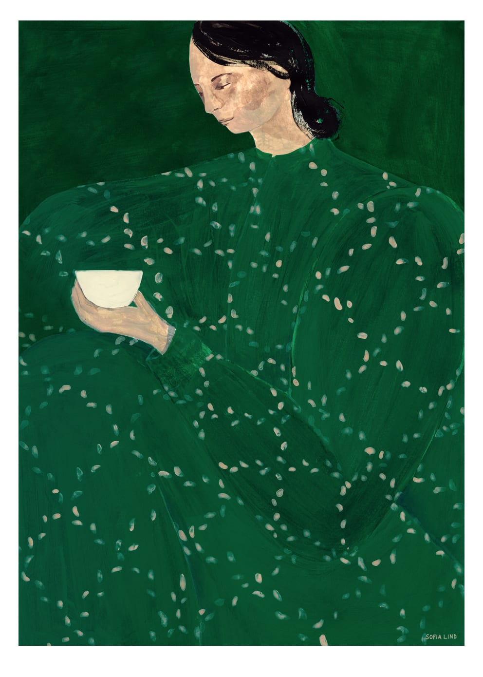 The Poster Club Coffee Alone At Place De Clichy Poster 50x70