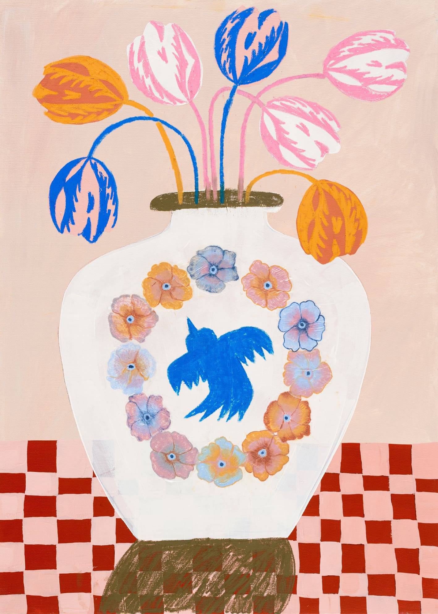 The Poster Club Art Prints The Clock Leinwand 30x40 cm Gerahmt