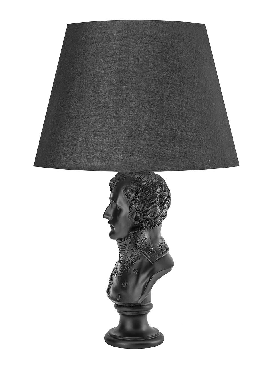 Mineheart Lighting Black Waterloo Tischlampe Schwarz Rosa 44cm