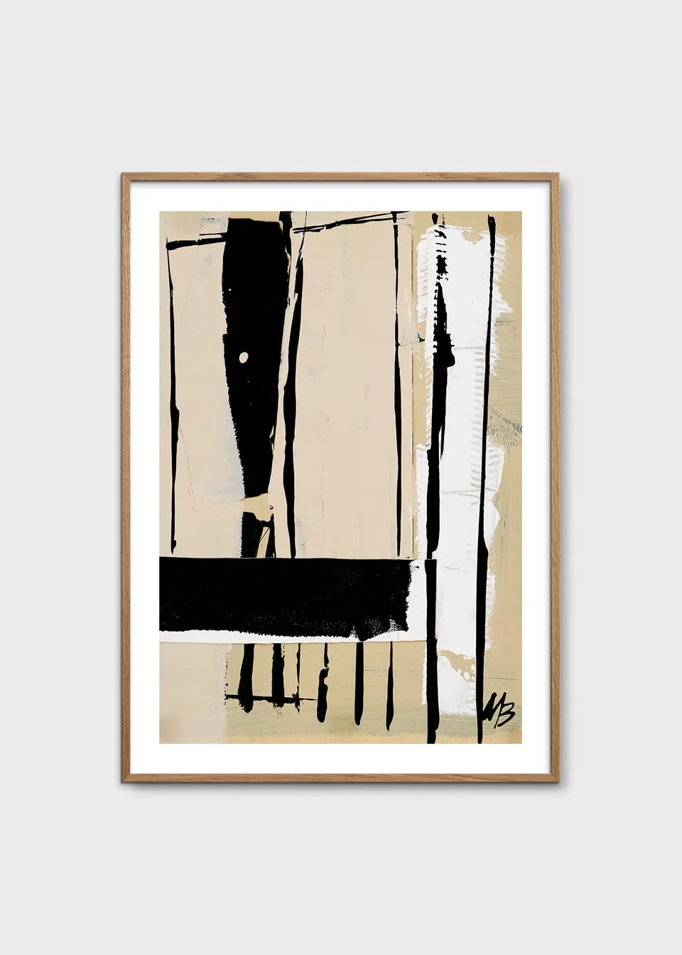 The Poster Club Art Prints Standing Poster 30x40 cm beige
