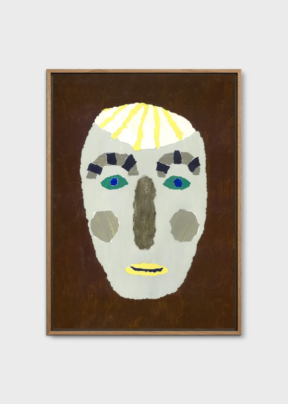 The Poster Club Yellow Hair Portrait Leinwand 30x40 cm