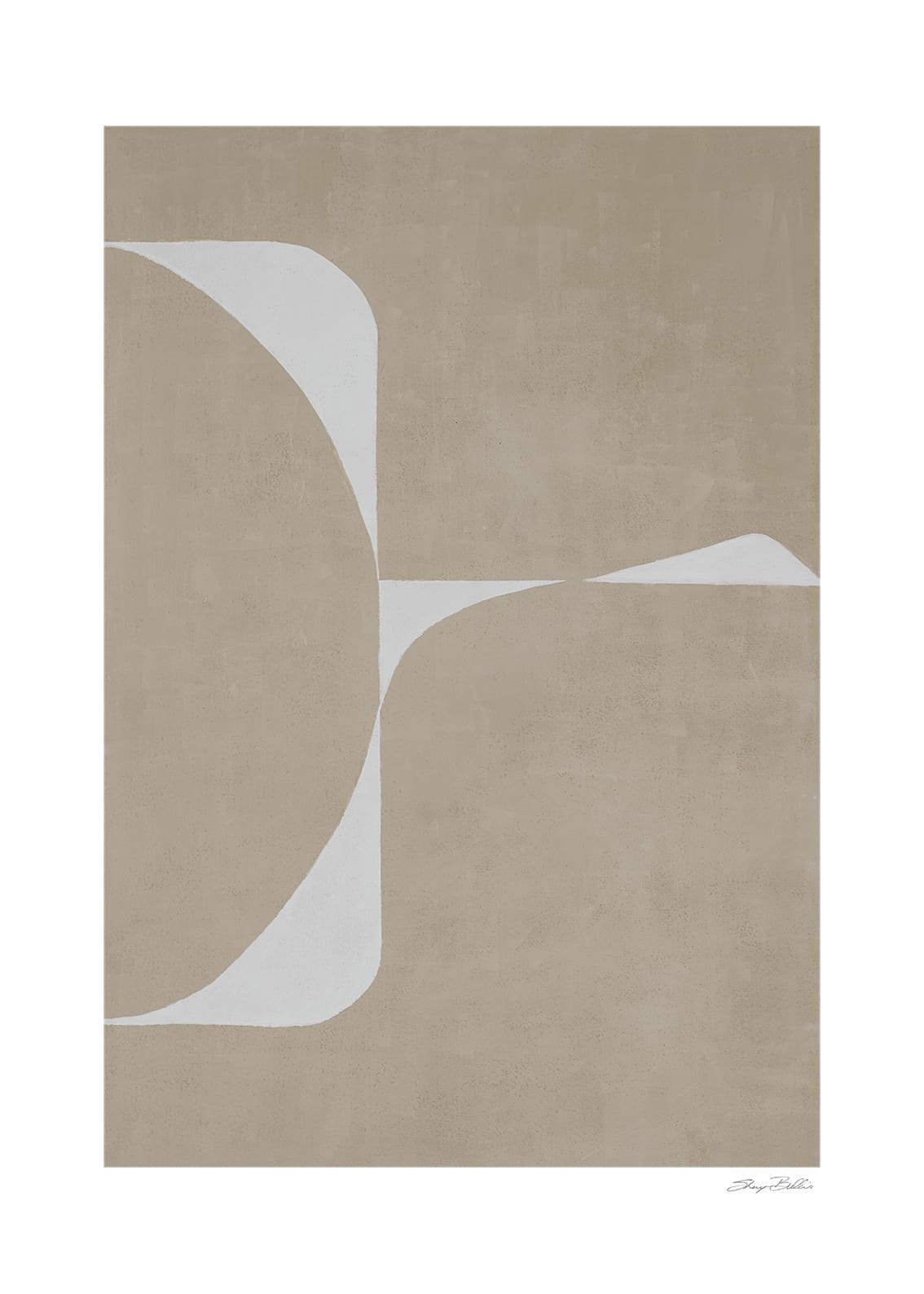 The Poster Club Art Prints Joutsen Poster 30x40 cm beige
