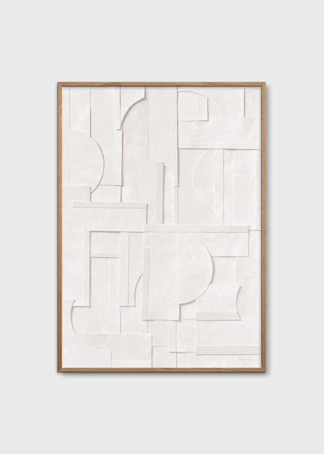 The Poster Club Art Prints Deconstructed No.44 Poster 30x40 Weiß