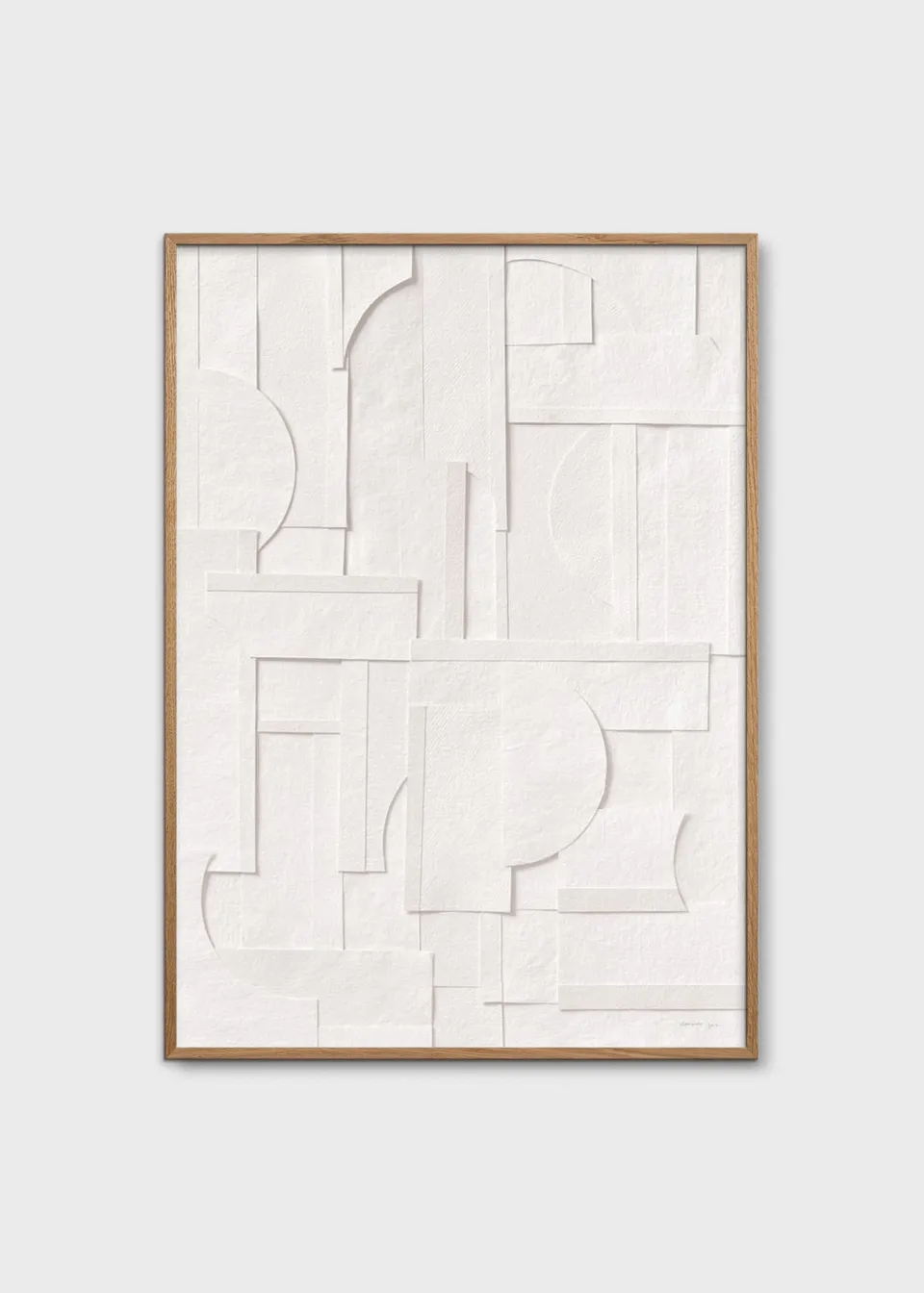 The Poster Club Art Prints Deconstructed No.44 Poster 30x40 Weiß