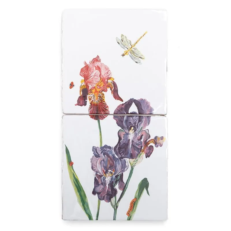 Storytiles Tile Tableaus Wildflowers Iris Fliese Tableau S Blumen